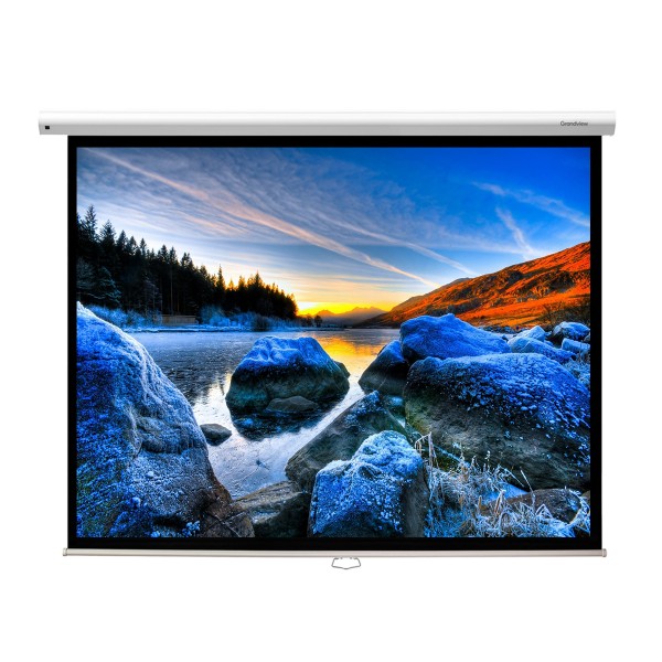 Liberty Grandview 106" (16:9) Cyber Series Manual Screen With Fiber Glass Fabric (WM5.)