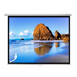 Liberty Grandview 120" (16:9) Cyber Series Manual Screen With Fiber Glass Fabric (WM5.)