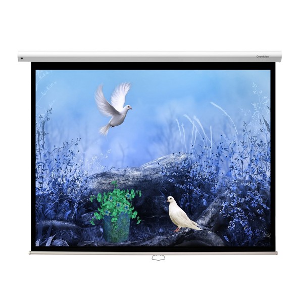 Liberty Grandview 120" (2.35:1) Cyber Series Manual Screen With Fiber Glass Fabric WM5