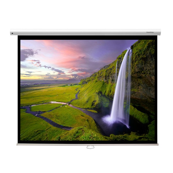 Liberty Grandview 92" (16:9) Cyber Series Manual Screen With Fiber Glass Fabric (WM5.)