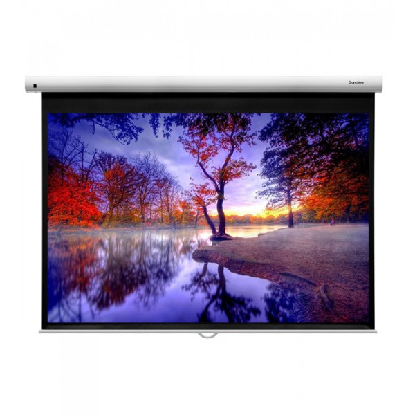 Liberty Grandview 150"  (4:3) Fantasy Series Manual Screen With Fiber Glass Fabric WM5. (with Wooden Crate Packing).