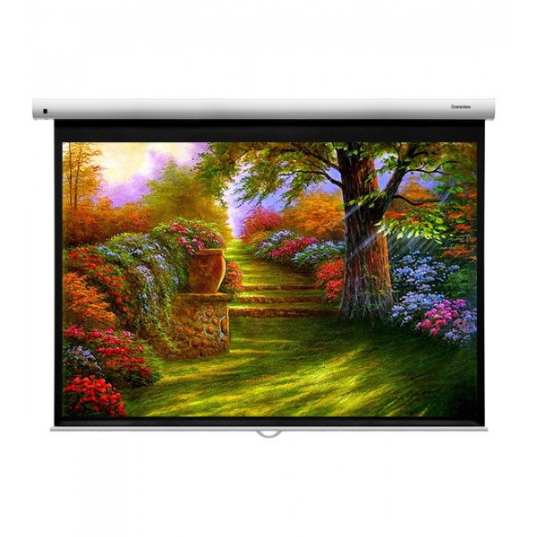 Liberty Grandview 77"  (16:9) Fantasy Series Manual Screen With Fiber Glass Fabric (WM5.)