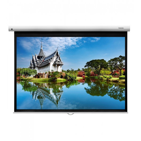Liberty Grandview 92"  (16:9) Fantasy Series Manual Screen With Fiber Glass Fabric (WP5.)
