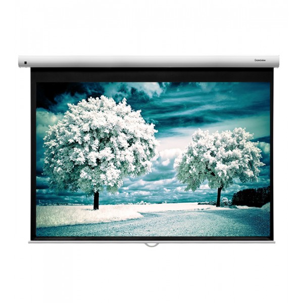 Liberty Grandview 72"  (4:3) Fantasy Series Manual Screen With Fiber Glass Fabric WM5