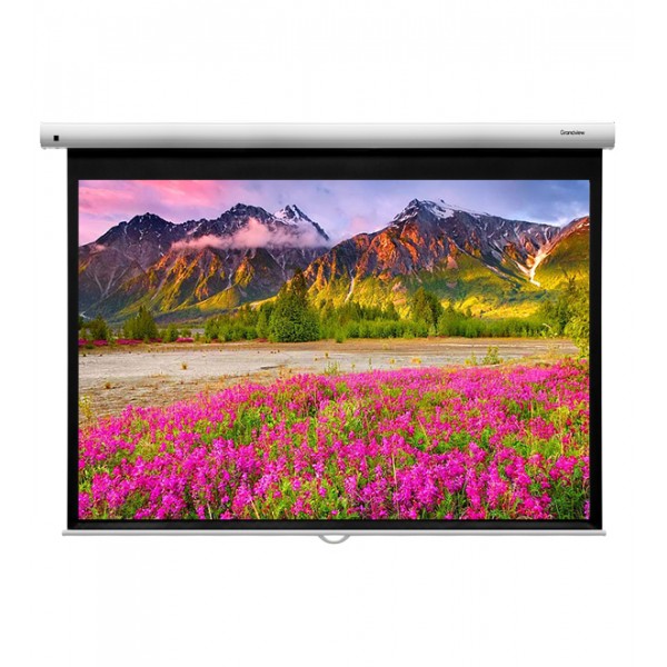 Liberty Grandview 82"  (16:10) Fantasy Series Manual Screen With Fiber Glass Fabric WM5