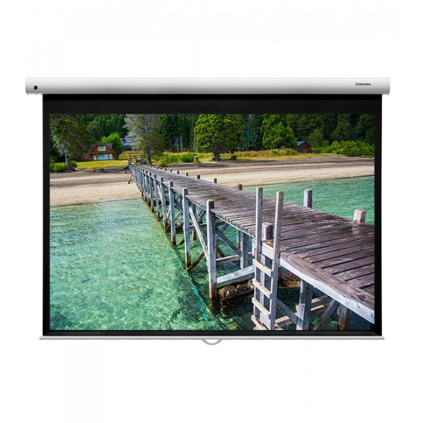 Liberty Grandview 94"  (16:10) Fantasy Series Manual Screen With Fiber Glass Fabric WM5