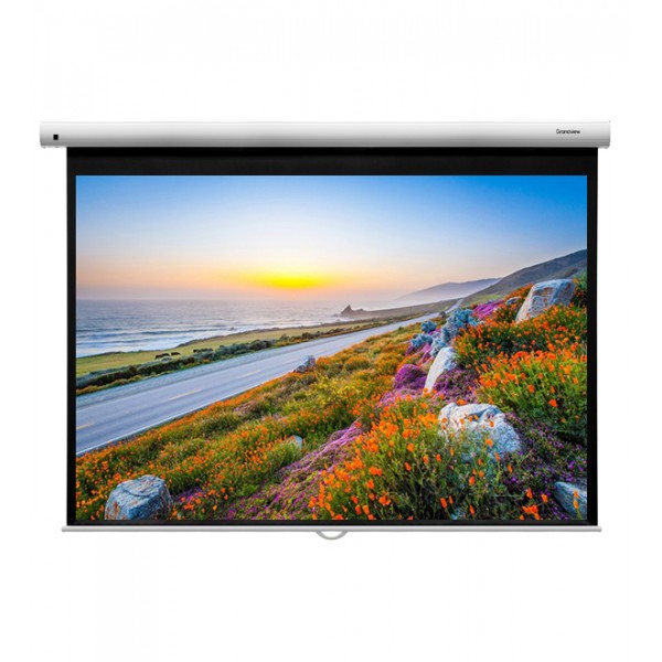 Liberty Grandview 84"  (4:3) Fantasy Series Manual Screen With Fiber Glass Fabric WP5