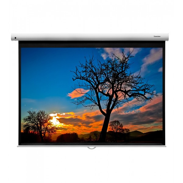 Liberty Grandview 100"  (2.35:1) Fantasy Series Manual Screen With Fiber Glass Fabric WM5