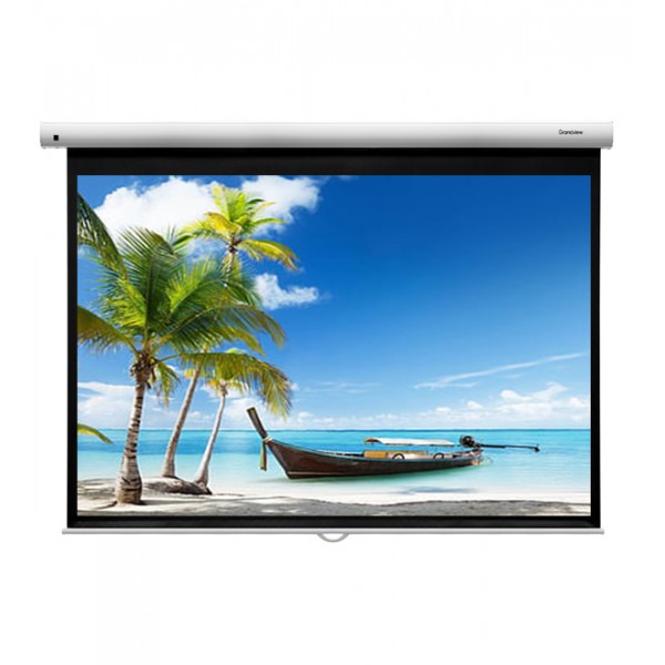 Liberty Grandview 120"  (2.35:1) Fantasy Series Manual Screen With Fiber Glass Fabric WM5