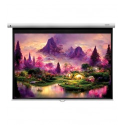 Liberty Grandview 100"  (4:3) Fantasy Series Manual Screen With Fiber Glass Fabric (WM5.)