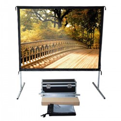 Liberty Screen Pro  200" (4:3) Easy Fold Portable Screen with Video Format