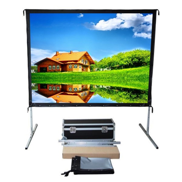 Liberty Screen Pro  92" (16:9) Easy Fold Portable Screen with HDTV Format 