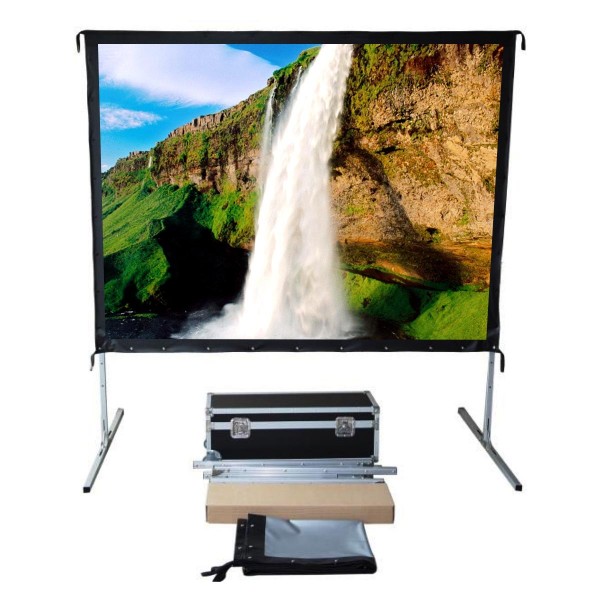 Liberty Screen Pro  113" (16:10) Easy Fold Portable Screen with Wide Format