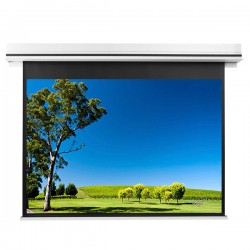 Liberty Grandview 100" (16:9) Premium Ultimate Recessed Motorised Screen (Model C)  With Trap Bar Matte Grey Fiber Glass (GM5) with RF Remote Control & Multi  Control.