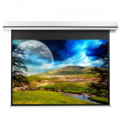 Liberty Grandview 120" (16:9) Premium Ultimate Recessed Motorised Screen (Model C)  With Trap Bar Matte White Fiber Glass (WM5) with RF Remote Control & Multi  Control.
