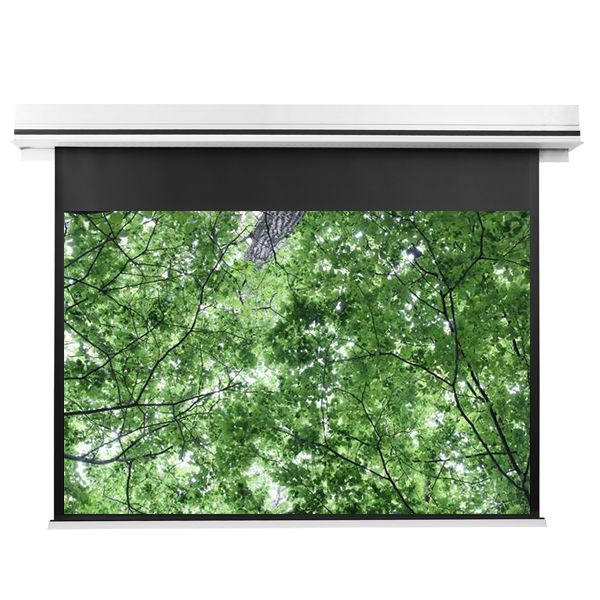 Liberty Grandview 120" (16:9) Premium Ultimate Recessed Motorised Screen (Model C)  With Trap Bar Matte Grey Fiber Glass (GM5) with RF Remote Control & Multi  Control.