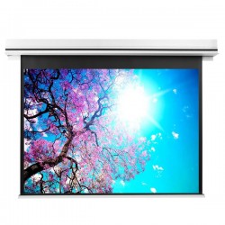 Liberty Grandview 82" (16:10) Premium Ultimate Recessed Motorised Screen (Model C)  With Trap Bar Matte Grey Fiber Glass (GM5) with RF Remote Control & Multi  Control.