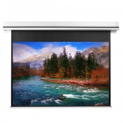 Liberty Grandview 94" (16:10) Premium Ultimate Recessed Motorised Screen (Model C)  With Trap Bar Matte Grey Fiber Glass (GM5) with RF Remote Control & Multi  Control.