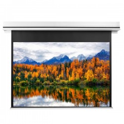 Liberty Grandview 109" (16:10) Premium Ultimate Recessed Motorised Screen (Model C)  With Trap Bar Matte White Fiber Glass (WM5) with RF Remote Control & Multi  Control.