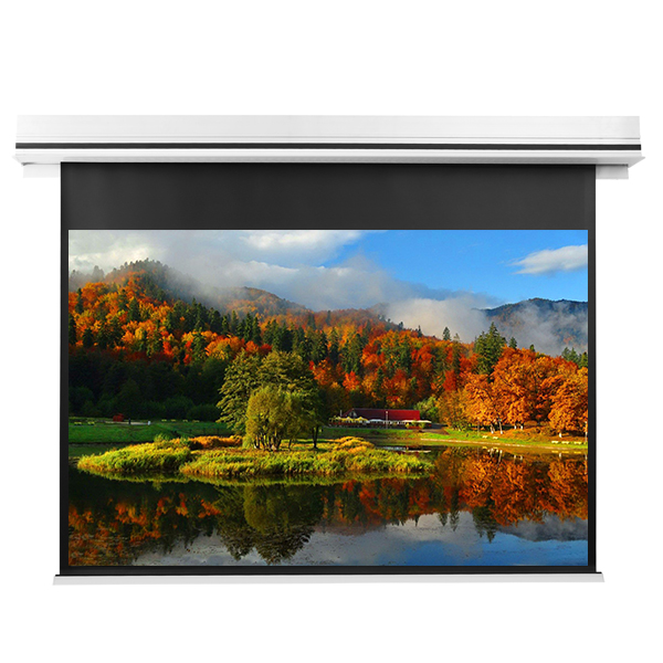Liberty Grandview 109" (16:10) Premium Ultimate Recessed Motorised Screen (Model C)  With Trap Bar Matte Grey Fiber Glass (GM5) with RF Remote Control & Multi  Control.