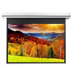 Liberty Grandview 113" (16:10) Premium Ultimate Recessed Motorised Screen (Model C)  With Trap Bar Matte White Fiber Glass (WM5) with RF Remote Control & Multi  Control.