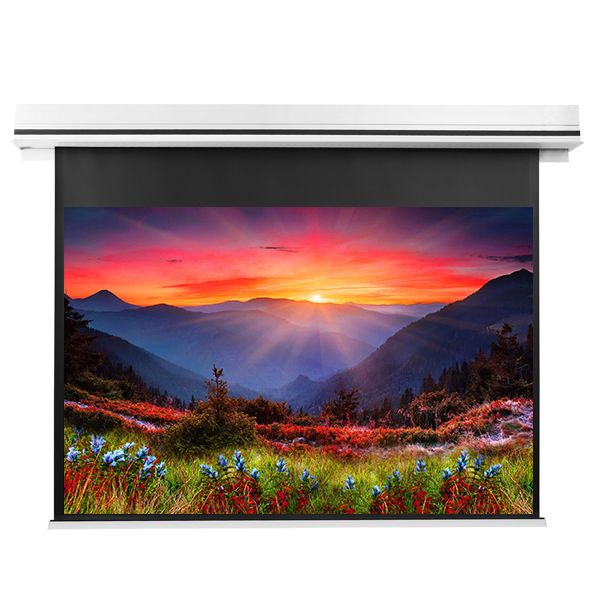 Liberty Grandview 113" (16:10) Premium Ultimate Recessed Motorised Screen (Model C)  With Trap Bar Matte Grey Fiber Glass (GM5) with RF Remote Control & Multi  Control.