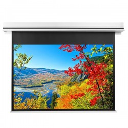 Liberty Grandview 130" (16:10) Premium Ultimate Recessed Motorised Screen (Model C)  With Trap Bar Matte White Fiber Glass (WM5) with RF Remote Control & Multi  Control.