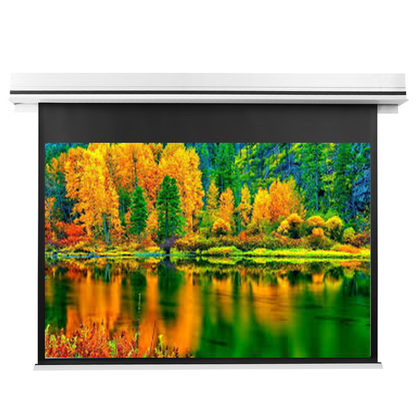 Liberty Grandview 137" (16:10) Premium Ultimate Recessed Motorised Screen (Model C)  With Trap Bar Matte White Fiber Glass (WM5) with RF Remote Control & Multi  Control.