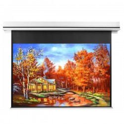 Liberty Grandview 100" (4:3) Premium Ultimate Recessed Motorised Screen (Model C) Matte White Fiber Glass (WM5) with IP Control.