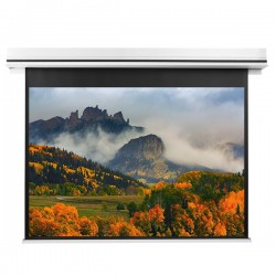 Liberty Grandview 77" (16:9) Premium Ultimate Recessed Motorised Screen (Model C) Matte White Fiber Glass (WM5) with IP Control.