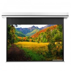 Liberty Grandview 77" (16:9) Premium Ultimate Recessed Motorised Screen (Model C) Matte Grey Fiber Glass (GM5) with IP Control.