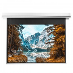 Liberty Grandview 106" (16:9) Premium Ultimate Recessed Motorised Screen (Model C)  With Trap Bar Matte Grey Fiber Glass (GM5) with RF Remote Control & IP Control