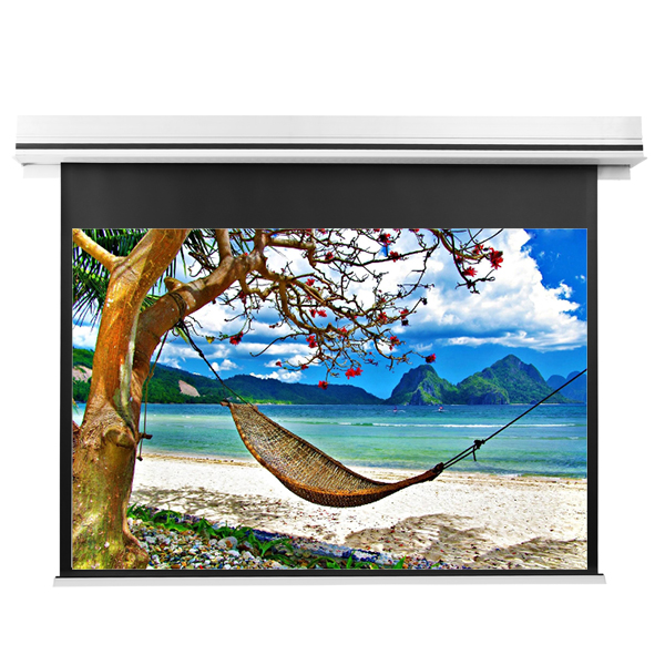 Liberty Grandview 133" (16:9) Premium Ultimate Recessed Motorised Screen (Model C) Matte Grey Fiber Glass (GM5) with IP Control.