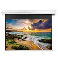 Liberty Grandview 82" (16:10) Premium Ultimate Recessed Motorised Screen (Model C) Matte White Fiber Glass (WM5) with IP Control.