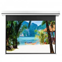Liberty Grandview 82" (16:10) Premium Ultimate Recessed Motorised Screen (Model C) Matte Grey Fiber Glass (GM5) with IP Control.