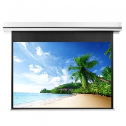 Liberty Grandview 109" (16:10) Premium Ultimate Recessed Motorised Screen (Model C) Matte White Fiber Glass (WM5) with IP Control.