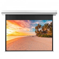 Liberty Grandview 109" (16:10)  Premium Ultimate Recessed Motorised Screen (Model C) Matte Grey Fiber Glass (GM5) with IP Control.