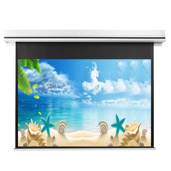 Liberty Grandview 113" (16:10) Premium Ultimate Recessed Motorised Screen (Model C) Matte White Fiber Glass (WM5) with IP Control.