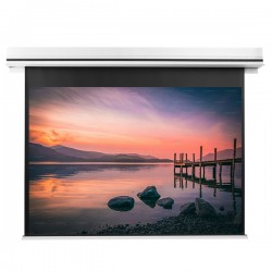Liberty Grandview 130" (16:10) Premium Ultimate Recessed Motorised Screen (Model C) Matte Grey Fiber Glass (GM5) with IP Control.