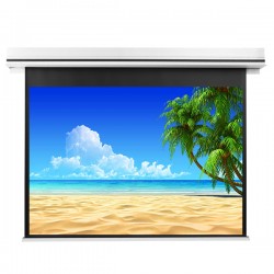 Liberty Grandview 137" (16:10) Premium Ultimate Recessed Motorised Screen (Model C)  With Trap Bar Matte White Fiber Glass (WM5) with RF Remote Control & IP Control.