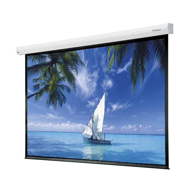 Liberty Grandview 120” (2.35:1) Cyber Series  Multi Control Tubular Motor motorised Screen With Fiber Glass Fabric WM5.