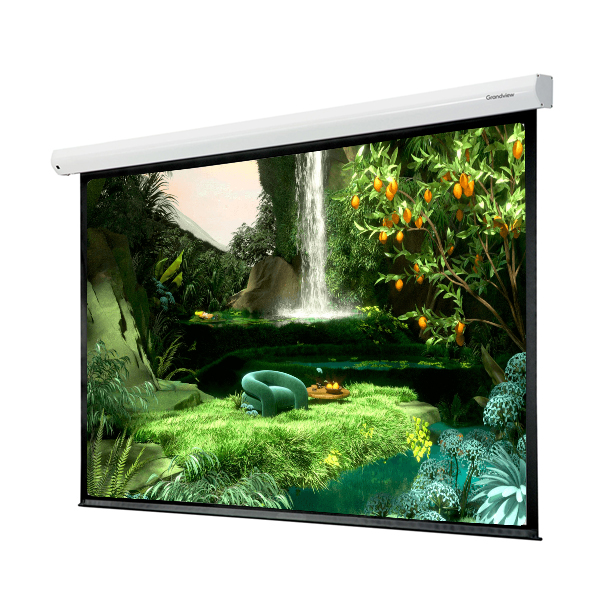 Liberty Grandview 180” (2.35:1) Cyber Multi Control Tubular Motorised Screen With Fiber Glass Fabric WM5. (with Wooden Crate Packing).