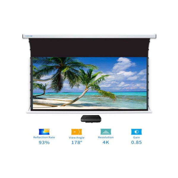 Liberty Screen Pro Benz 100" 16:9 ALR Motorized Tab Tensioned screen For (UST) Ultra  Short Throw Projector - AB