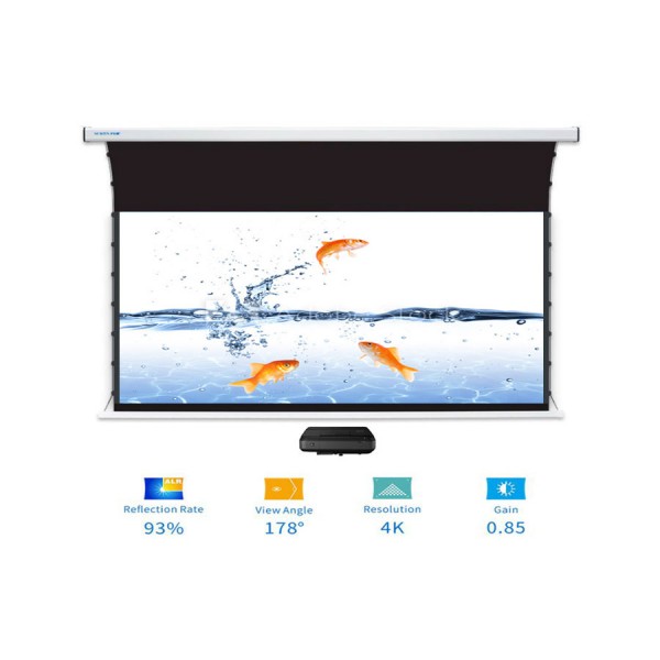 Liberty Screen Pro Benz 120" 16:9 ALR Motorized Tab Tensioned screen For (UST) Ultra  Short Throw Projector - AB