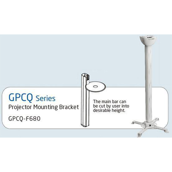 Liberty Grandview Ceiling Mount GPCQ - F680 Black Steel with Black Panel.