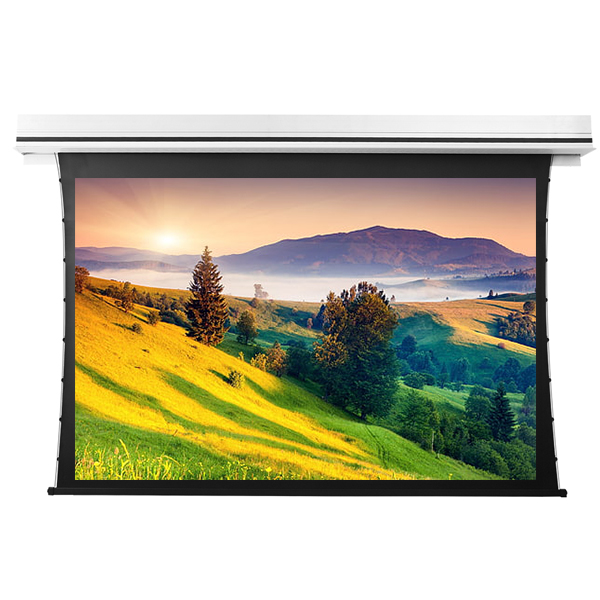 Liberty Grandview 120" (4:3) Premium Recessed TAB-TENTIONED Screen  With Trap Door GG3 PS Series Grey