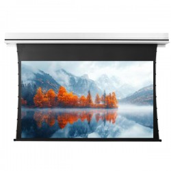 Liberty Grandview 110" (2.35:1) Premium Recessed TAB-TENTIONED Screen With Trap Door AT6. Accoustic Weaved.