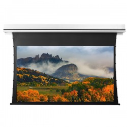 Liberty Grandview 130" (2.35:1) Premium Recessed TAB-TENTIONED Screen With Trap Door DY20. Dynamique 3D.