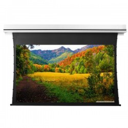 Liberty Grandview 130" (2.35:1) Premium Recessed TAB-TENTIONED Screen With Trap Door AT6. Accoustic Weaved.