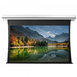 Liberty Grandview 140" (2.35:1) Premium Recessed TAB-TENTIONED Screen With Trap Door WW5. PS Series White.